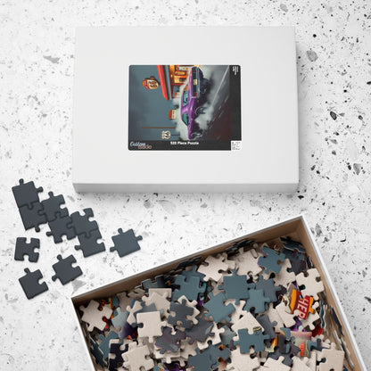 Retro Route 66 Diner Puzzle - 1970 Hemi, Nostalgic Art for Car Lovers, Fun Family Activity, Perfect Gift for Travel, Father's Day Puzzle The Puzzle Chest
