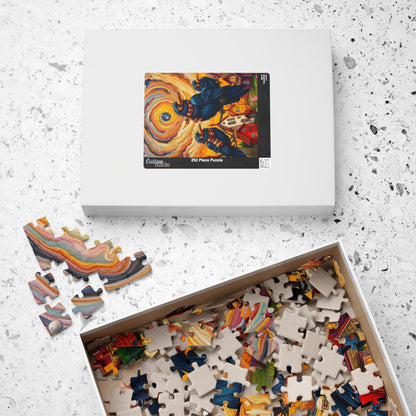 Colorful Bird Puzzle for Adults - Fun Halloween Jigsaw Game for Family Night, Bird Lover Gift for Friends Holiday Birthday, Brain Teaser