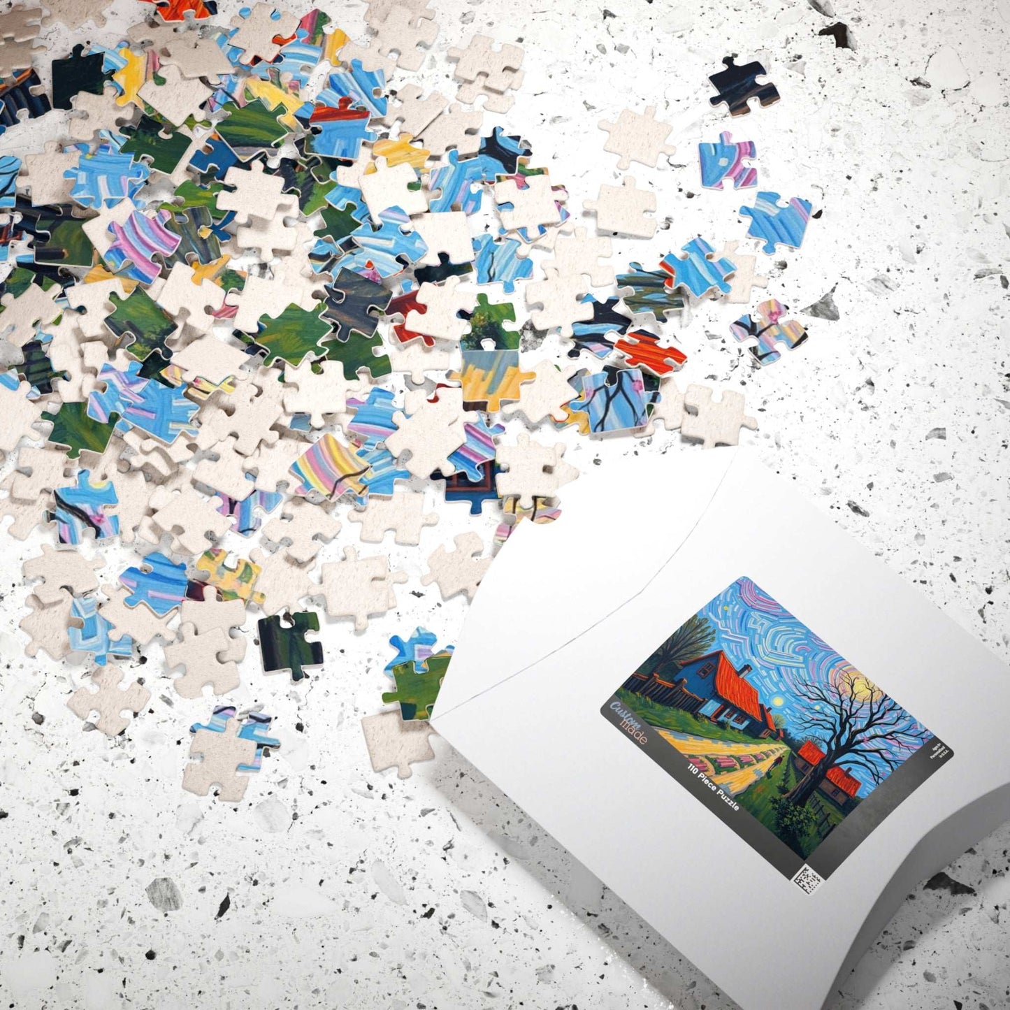 Vibrant Landscape Puzzle, Challenging Jigsaw Game, Stress Relief Activity, Family Game Night, Frameable Puzzle Artwork, Gift for Art Lovers Puzzle The Puzzle Chest
