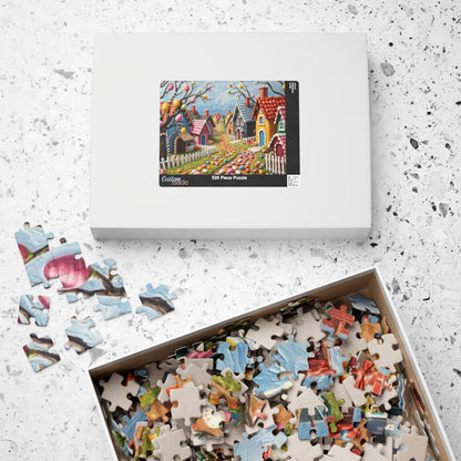 Easter Village Puzzle, Vibrant Spring Scene for Family Fun, 110-1014-Piece Jigsaw, Perfect for Holiday Gatherings, Gift Idea, Indoor Game Puzzle The Puzzle Chest