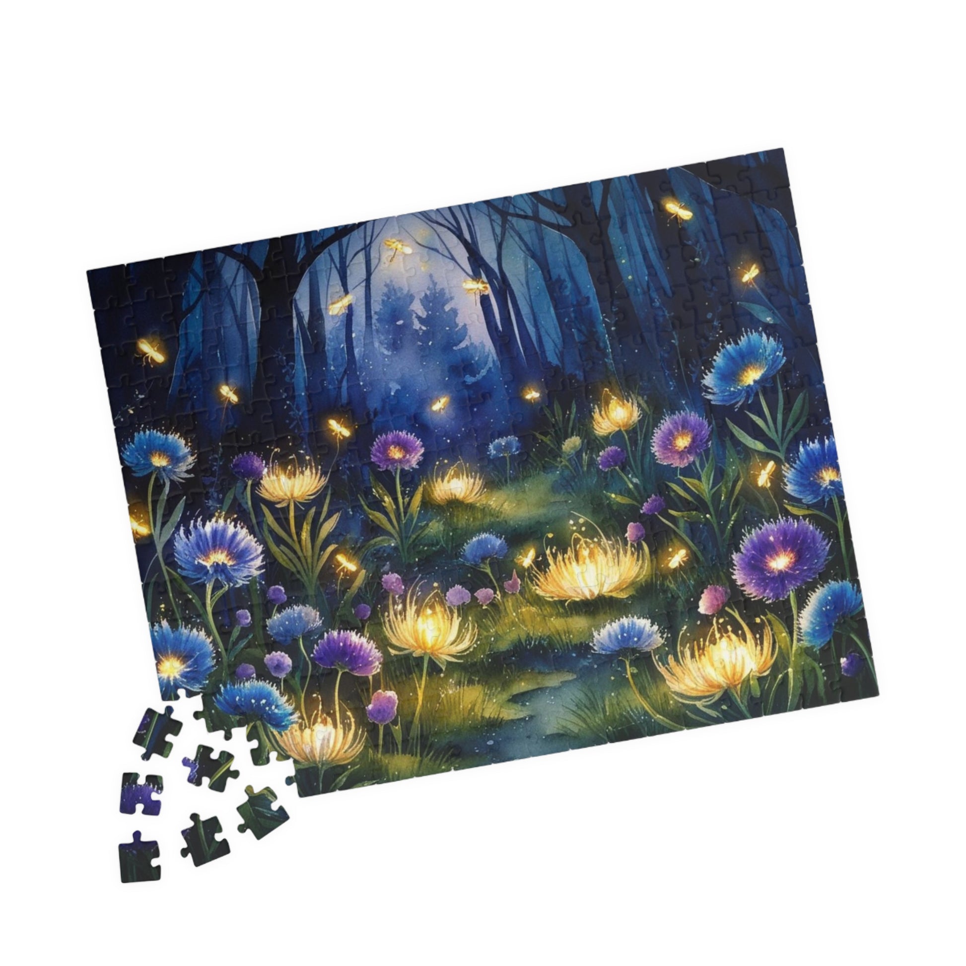 Enchanting Floral Jigsaw Puzzle, Perfect for Nature Lovers, Family Game Night, Gifts, Quiet Home Entertainment, Cozy Evenings Puzzle The Puzzle Chest
