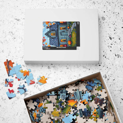 Autum Spirits Abound Jigsaw Puzzle - Halloween Ghost Puzzle for Adults Ideal for Family Game Night, Puzzle Lover Gift, Fun for Fall Occasion