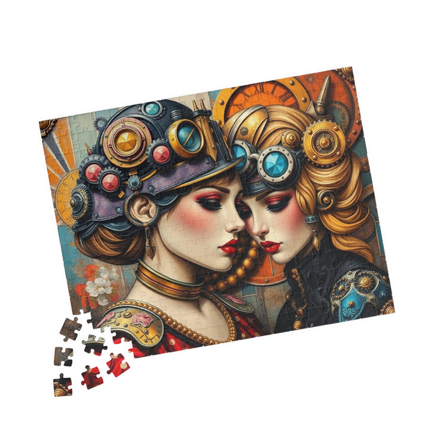 Steampunk Jigsaw Puzzle, Home Entertainment, Mindfulness Activity, Creative Gift Idea for Art Lovers, Vintage Aesthetic, Family Indoor Game Puzzle The Puzzle Chest