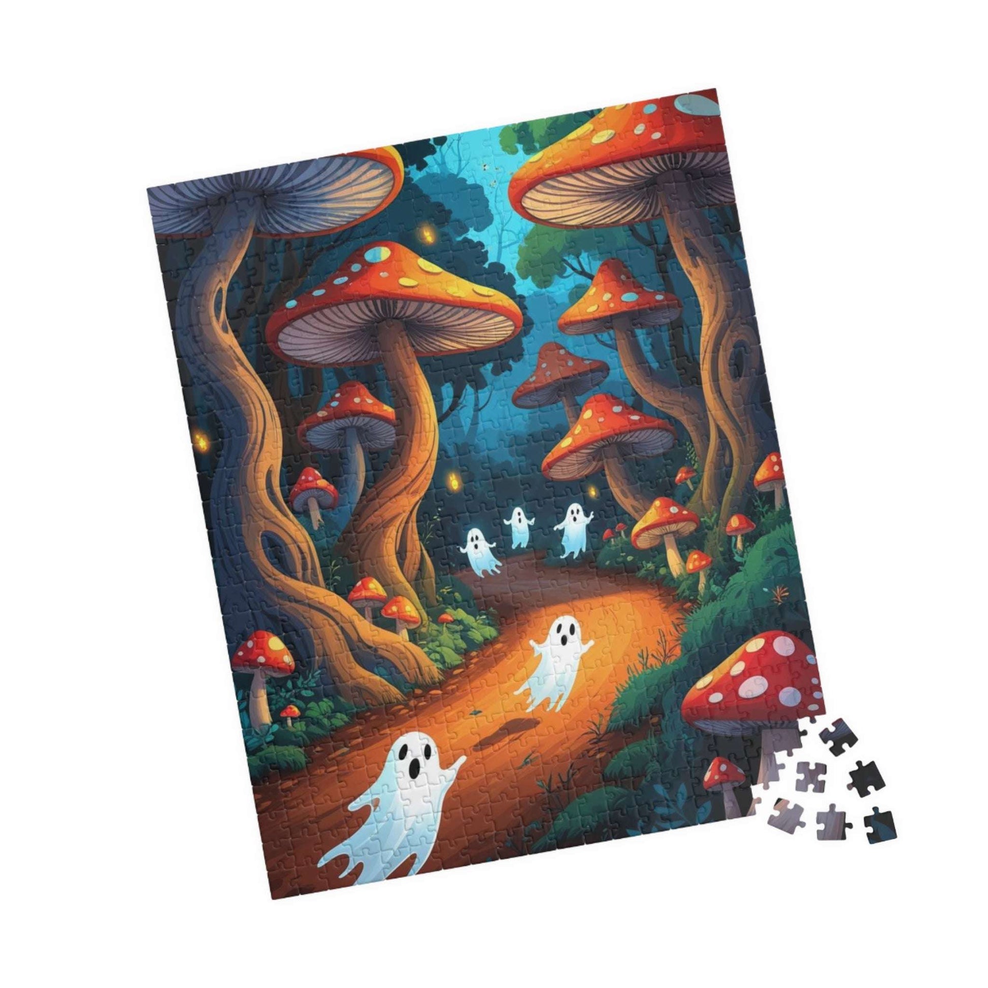 Charming Ghostly Adventure Halloween Jigsaw Puzzle for Adults, 110-1014 Pieces