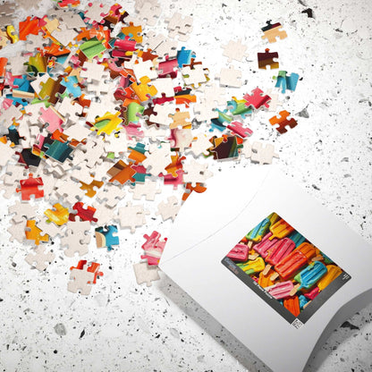 Colorful Popsicle Puzzle Jigsaw Game (110, 252, 520, 1014-piece) - Solo Fun or Family Activity, Birthday Gift for Friends, Summer Vibes Puzzle The Puzzle Chest