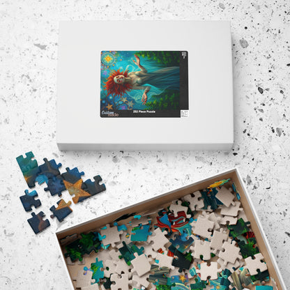 Otherworldly Witch Puzzle, 110-1014 Piece Galaxy and Forest Scene Jigsaw Game, Fantasy Art, Family Activity, Puzzle Lover Gift, Relaxation