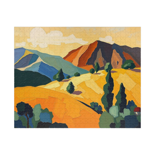 Scenic Landscape Jigsaw Puzzle, Nature Lover Gift for Friend, Creative Activity for Family Game Nights, Quiet Solo Home Entertainment 520 pcs (Horizontal) Puzzle The Puzzle Chest