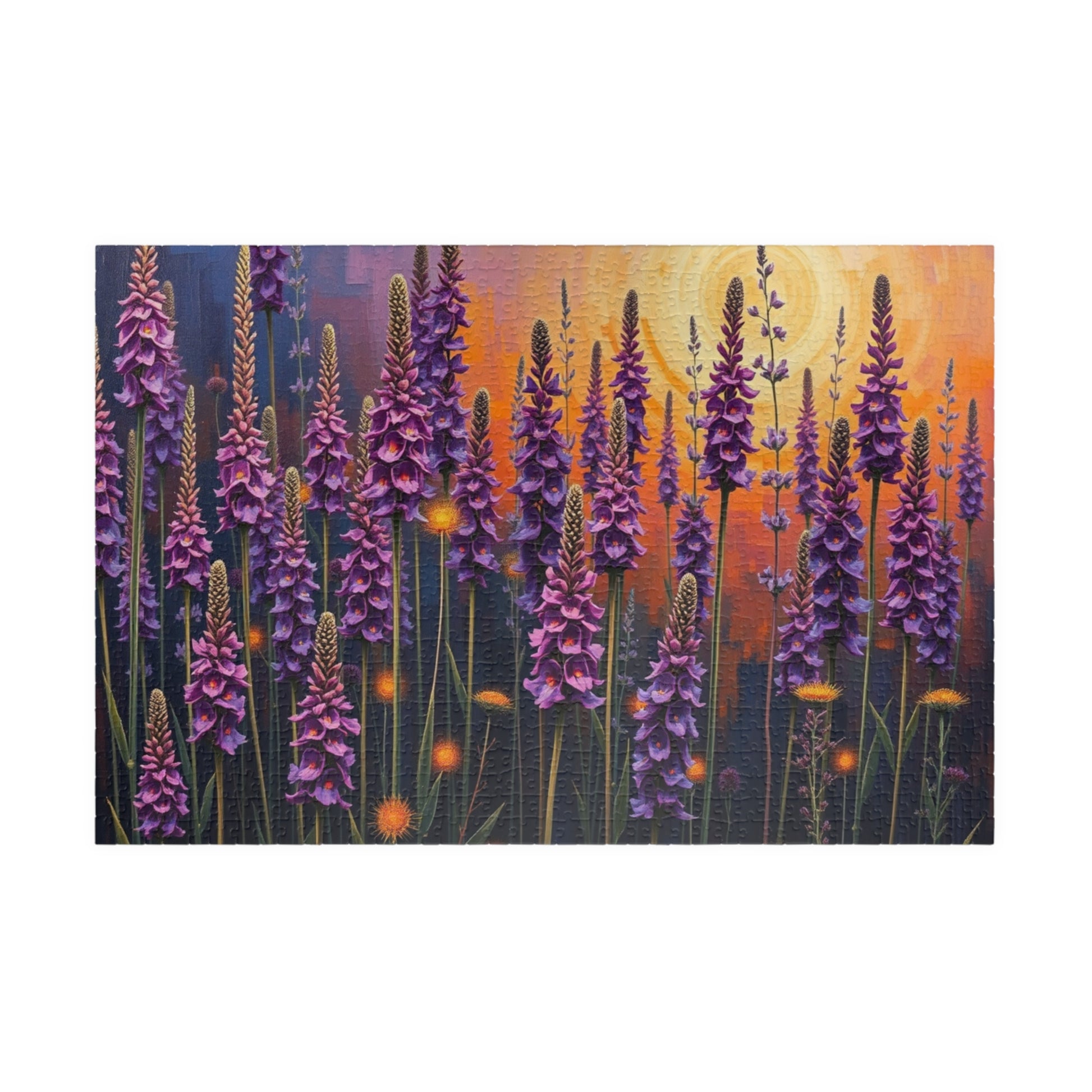 Floral Sunrise Puzzle - Mindful Jigsaw Fun for Garden Lover, Family Game Night or Solo Entertainment, Cozy Evening, Nature Enthusiast Gift 1014 pcs (Horizontal) Puzzle The Puzzle Chest