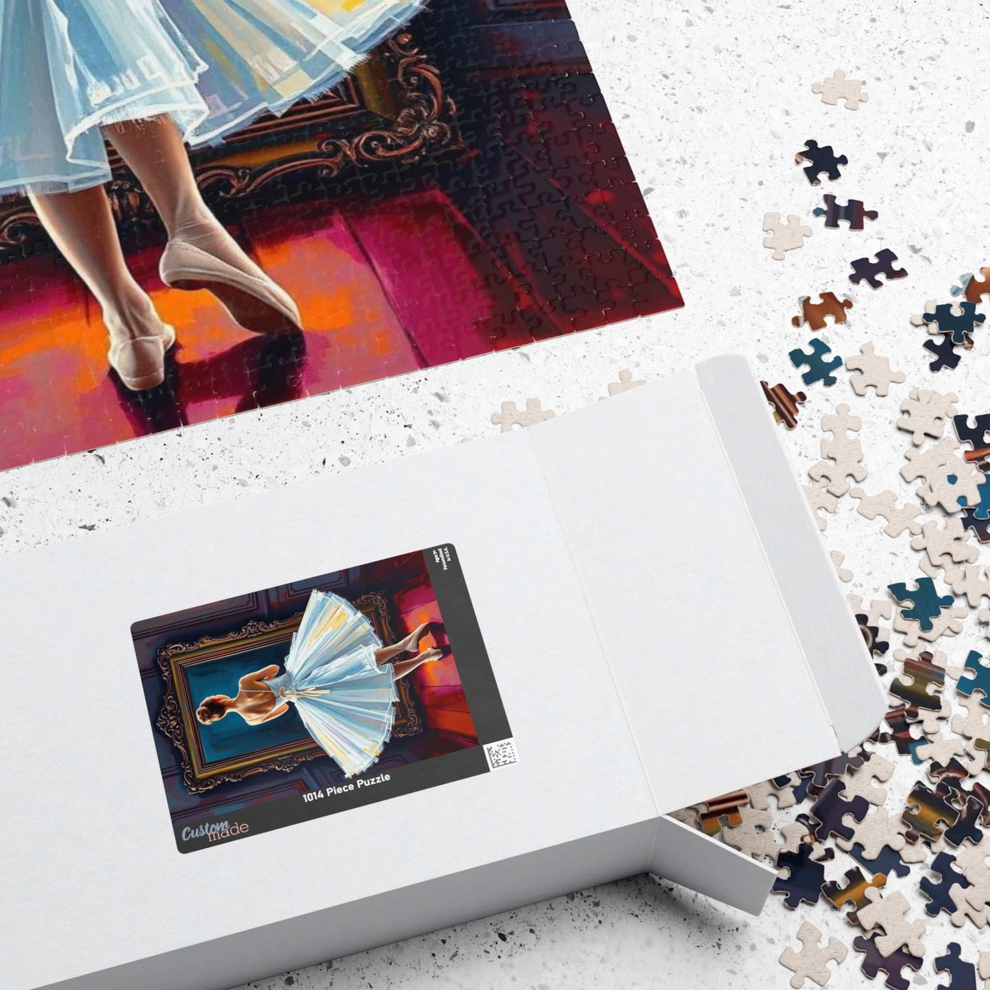 Vintage Ballerina Jigsaw Puzzle, 110, 252, 520, 1014-piece Ballet Artwork, Gift for Friend, Family Activity, Home Entertainment, Mindfulness Puzzle The Puzzle Chest