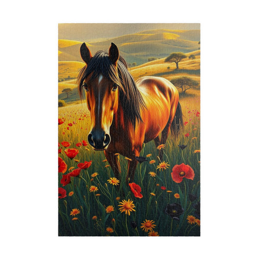 Stunning Horse Jigsaw Puzzle Game for Adults, Nature Lover Gift for Friends Equestrian Family Night Fun 110-1014 Pieces Great for Relaxation 1014 pcs (Vertical) Puzzle The Puzzle Chest