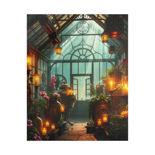 Steampunk Greenhouse Jigsaw Puzzle for Adults, Ideal for Family Activity, Solo Fun, Puzzle Lover Gift for Friends 520 pcs (Vertical) Puzzle The Puzzle Chest