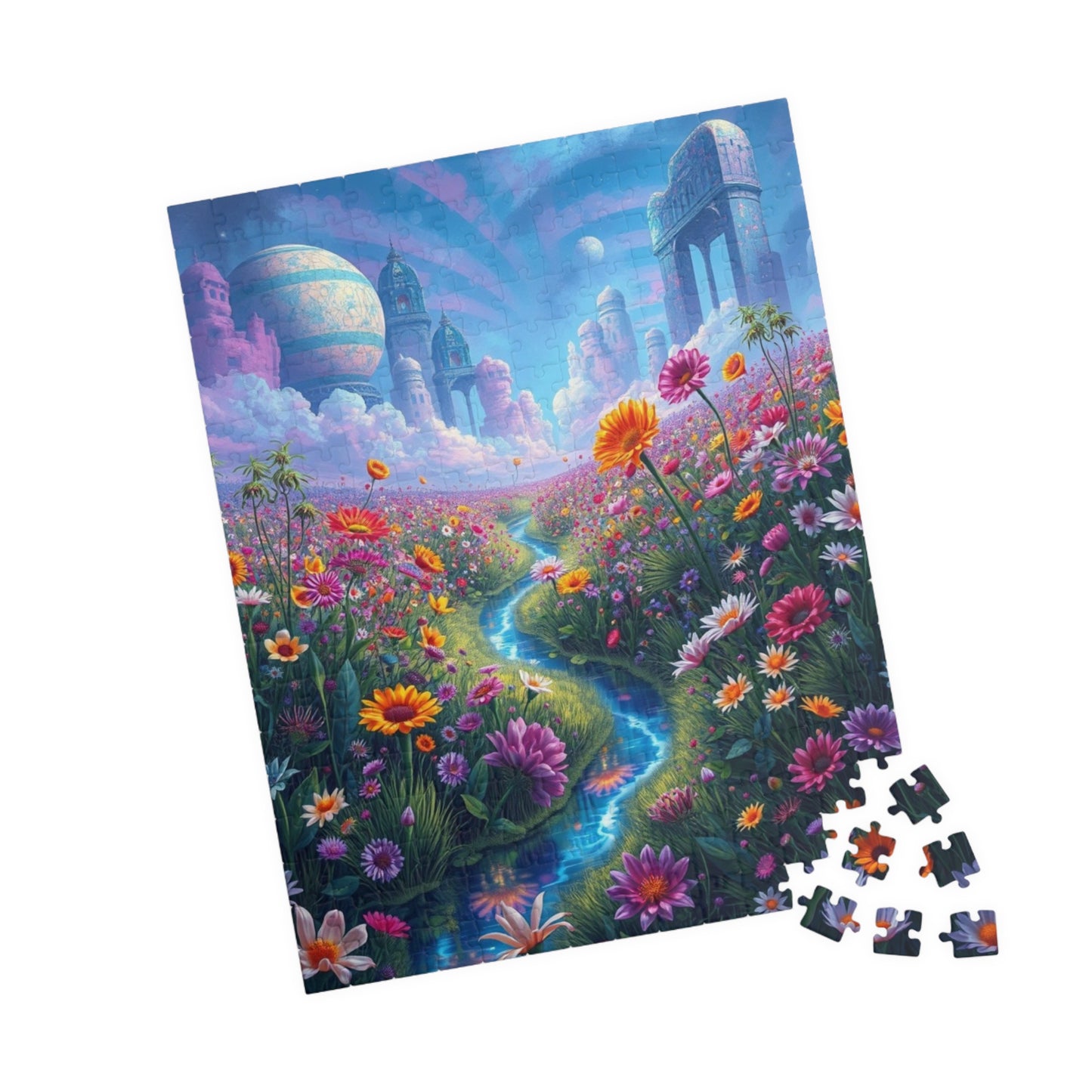 Dreamy Fantasy Landscape Puzzle - 110, 252, 520, 1014-piece, Perfect for Family Game Night, Gifts for Puzzle Lovers, Home Entertainment Puzzle The Puzzle Chest