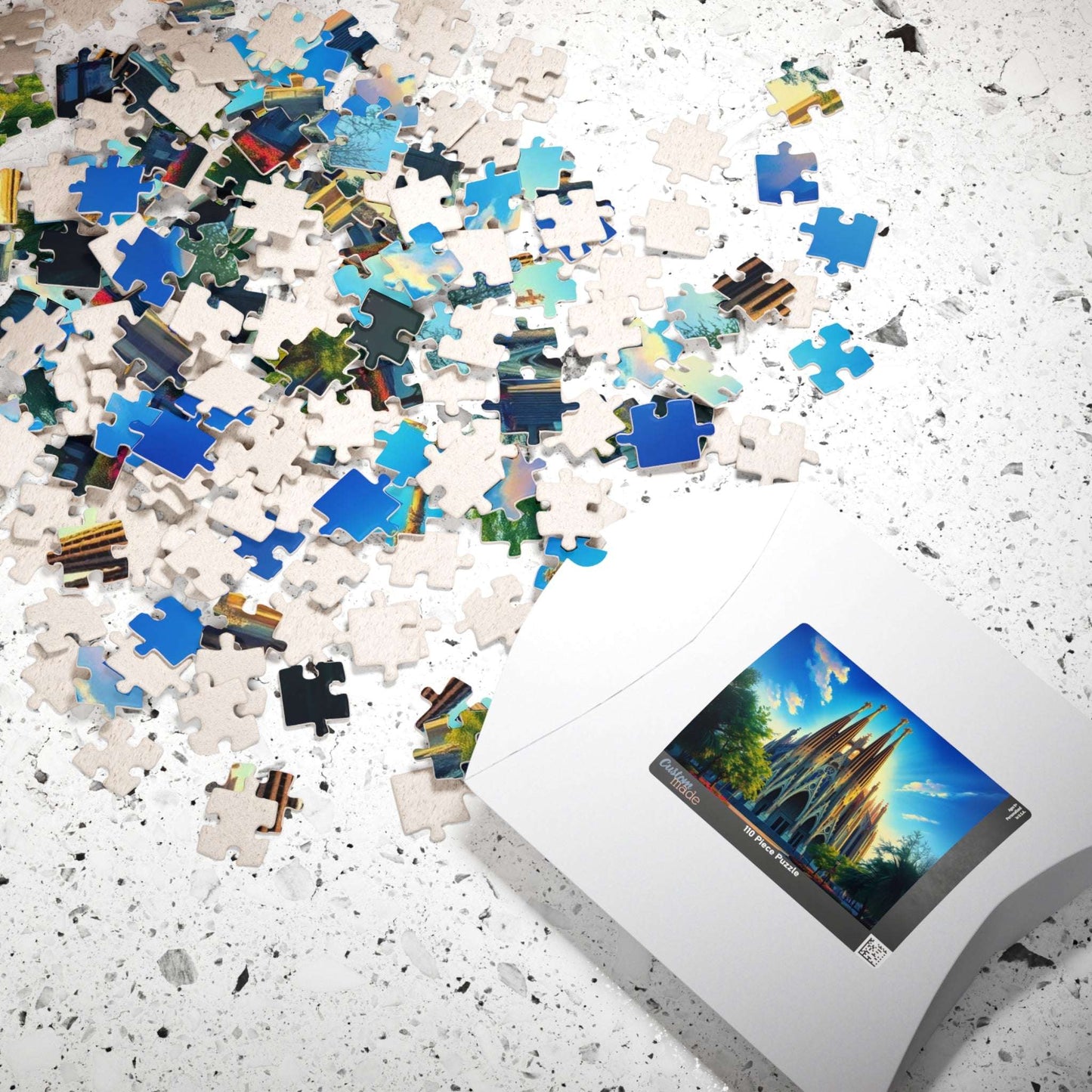 Sagrada Familia Puzzle, Famous Landmark Iconic Barcelona Church, Travel-inspired Jigsaw Puzzle The Puzzle Chest