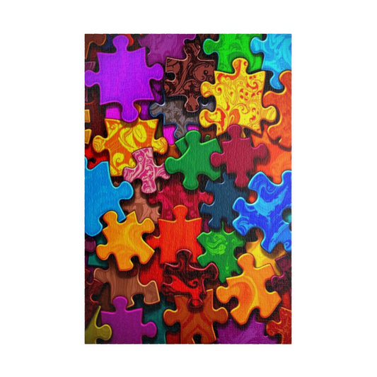 Chaotic Puzzle Piece Jigsaw Collage Puzzle - Fun for Adults, Family Game Night Activity, Creative Hobby, Senior Mental Exercise 1014 pcs (Vertical) Puzzle The Puzzle Chest