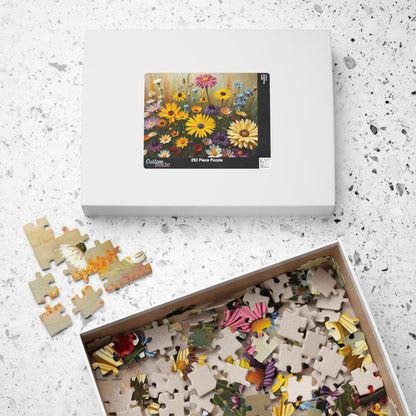 Floral Jigsaw Puzzle - Natures Bouquet, Flower Game for Adults, Nature Lover Gift, Mindful Home Activity, Game for Family Night, Puzzle Fan Puzzle The Puzzle Chest