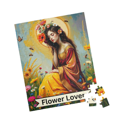 The Flower Lover Jigsaw Puzzle - Tarot Style Game for Floral/Flowers Lovers