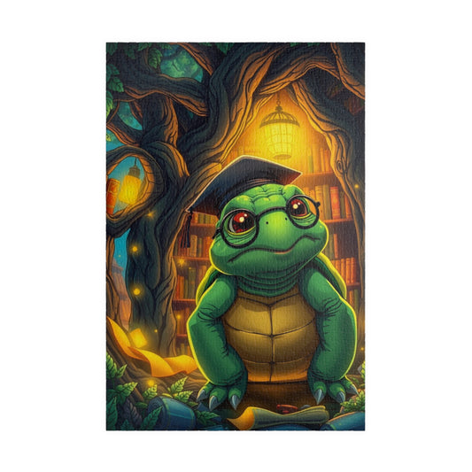 Whimsical Turtle Jigsaw Puzzle, Fun Gift for Adults, Educational Brain Teaser, Perfect for Family Game Night, Home Entertainment 1014 pcs (Vertical) Puzzle The Puzzle Chest