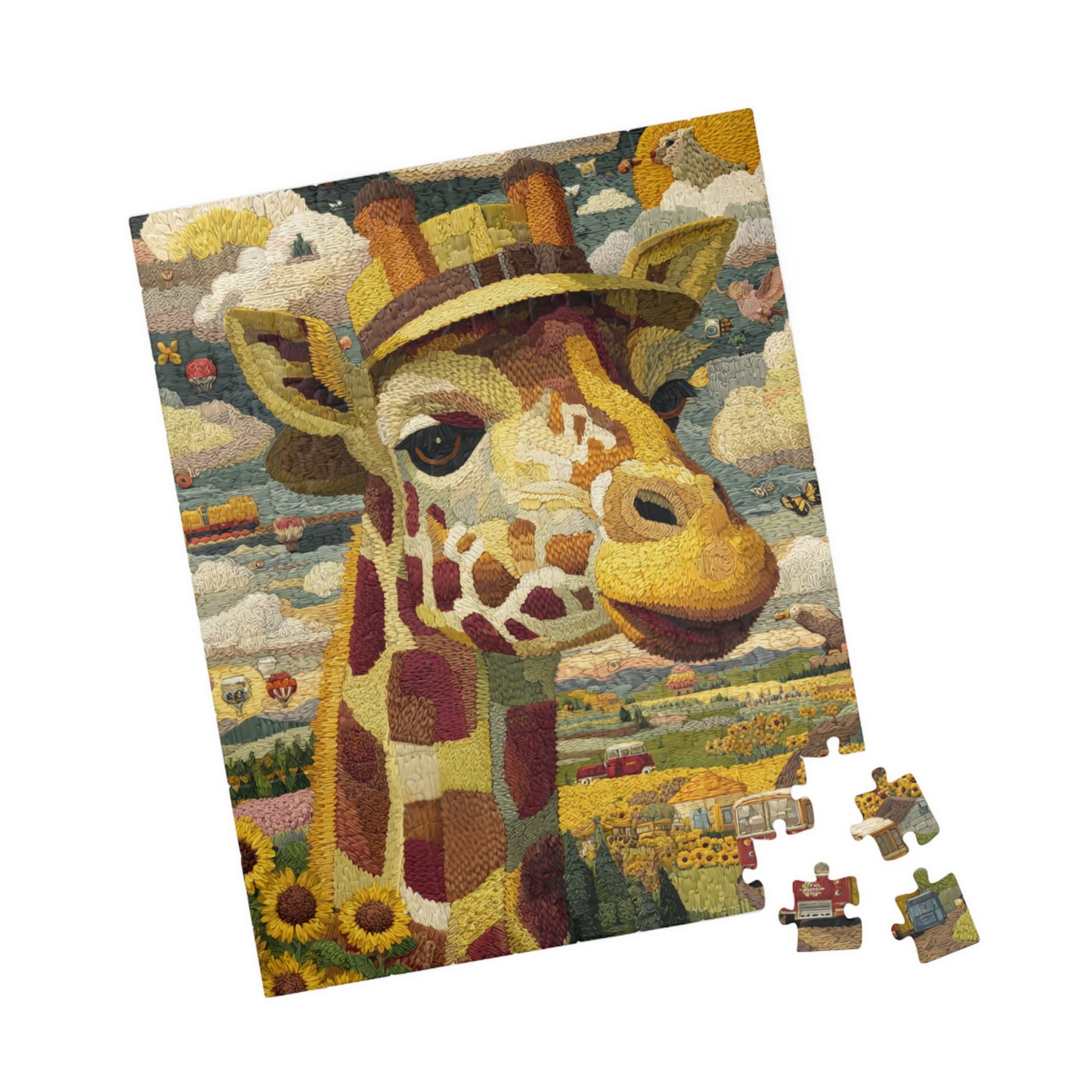 Giraffe Jigsaw Puzzle, Fun Family Activity, Gift for Friends, Home Decor, Relaxing Hobby, Puzzle Lovers 110 pcs (Vertical) Puzzle The Puzzle Chest