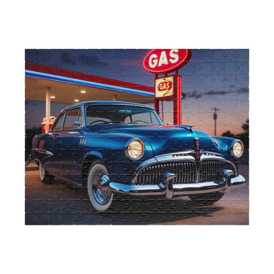 Vintage Car Puzzle - Classic 1958 Packard Hawk, Nostalgic Automotive Art for Puzzle Lovers, Gift for Dad, Family Game Night, 110-1014 Pieces 252 pcs (Horizontal) Puzzle The Puzzle Chest
