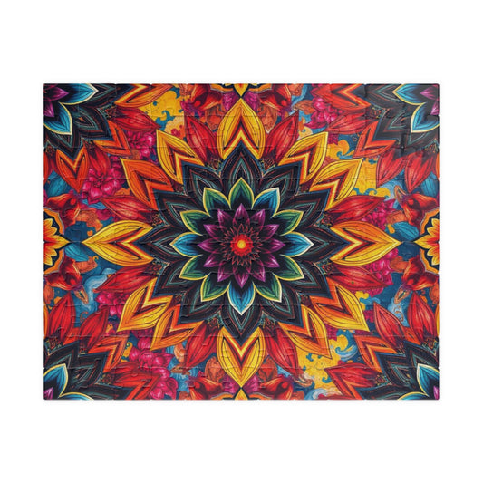 Vibrant Mandala Puzzle, Colorful Abstract Jigsaw Game, Home Entertainment, Gift for Puzzle Lover, Family Activity, Mindfulness Challenge 110 pcs (Horizontal) Puzzle The Puzzle Chest