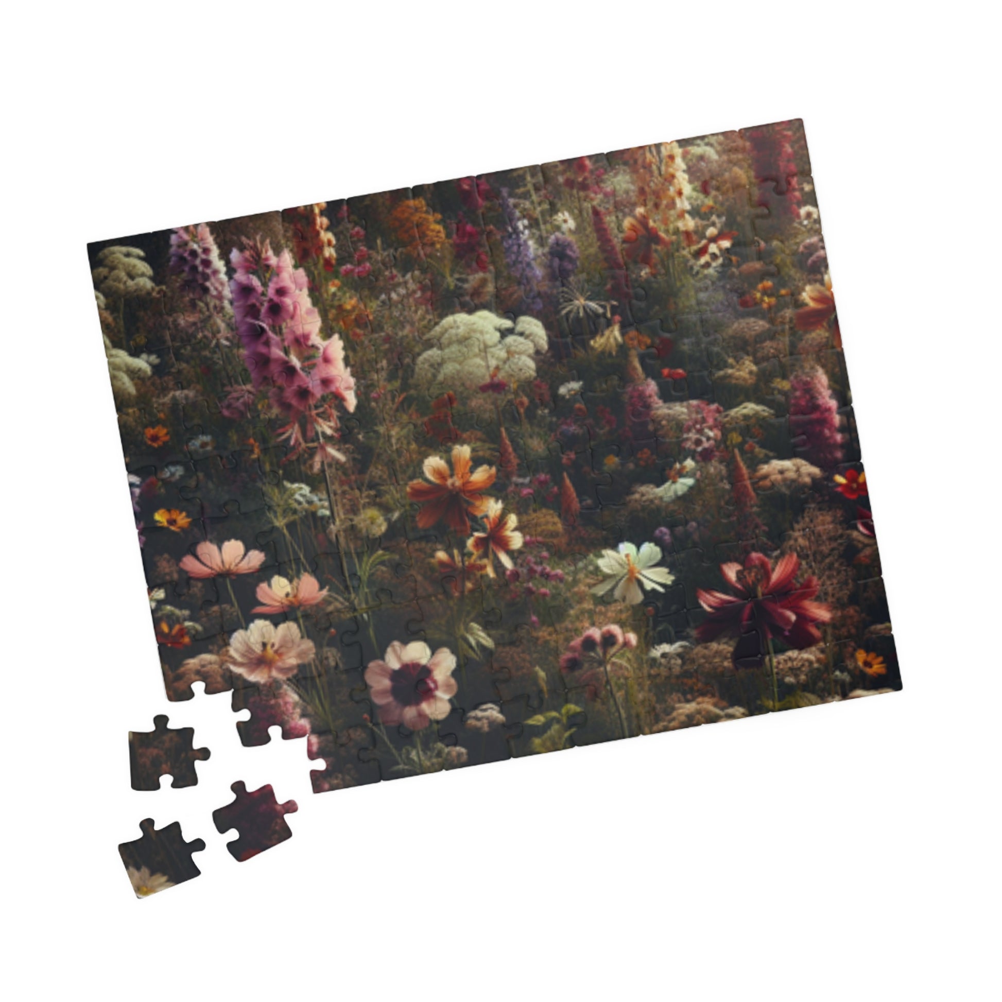 Wildflower Patch Puzzle, 110-1014 Piece Botanical Art Challenging Jigsaw, Tabletop Game for Quiet Family Time Activity, Puzzle Lover Gift Puzzle The Puzzle Chest