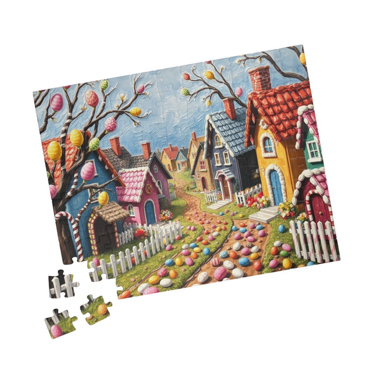 Easter Village Puzzle, Vibrant Spring Scene for Family Fun, 110-1014-Piece Jigsaw, Perfect for Holiday Gatherings, Gift Idea, Indoor Game Puzzle The Puzzle Chest