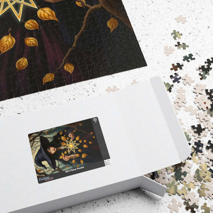 Ashes and Embers Magical Witch Puzzle, Enchanting Jigsaw for Adult Cozy Night In, Halloween Decor, Gift for Witch Lover, Mystery Enthusiasts