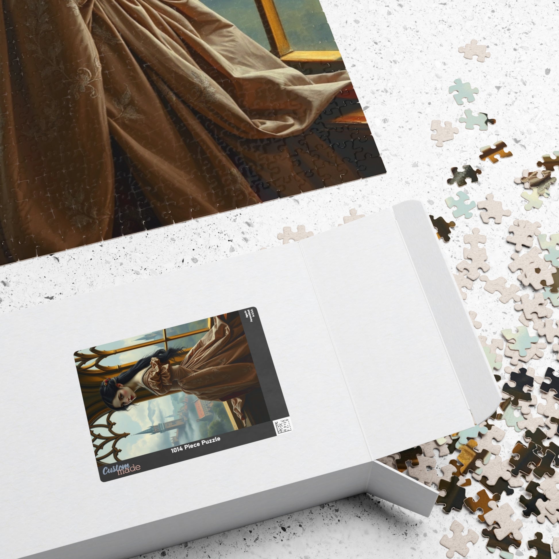 Elegant Medieval Princess Puzzle - Enchanting Castle View Scene, 110-1014 pieces, Perfect Gift for Puzzle Lovers, Cozy Evenings, Relaxation Puzzle The Puzzle Chest