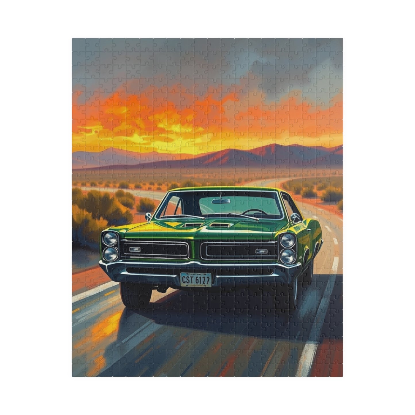 Vintage Car Puzzle - 1966 GTO, Nostalgic Jigsaw Puzzle 520 pcs (Vertical) Puzzle The Puzzle Chest