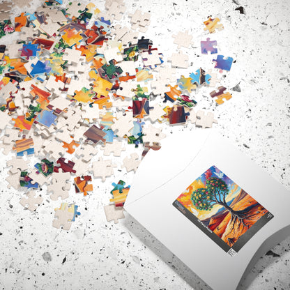 Heart-Shaped Tree Jigsaw Puzzle, 110-1014 Piece Mexican Desert Landscape, Mindful Activity for Adults Teens Seniors, Birthday Holiday Gift Puzzle The Puzzle Chest