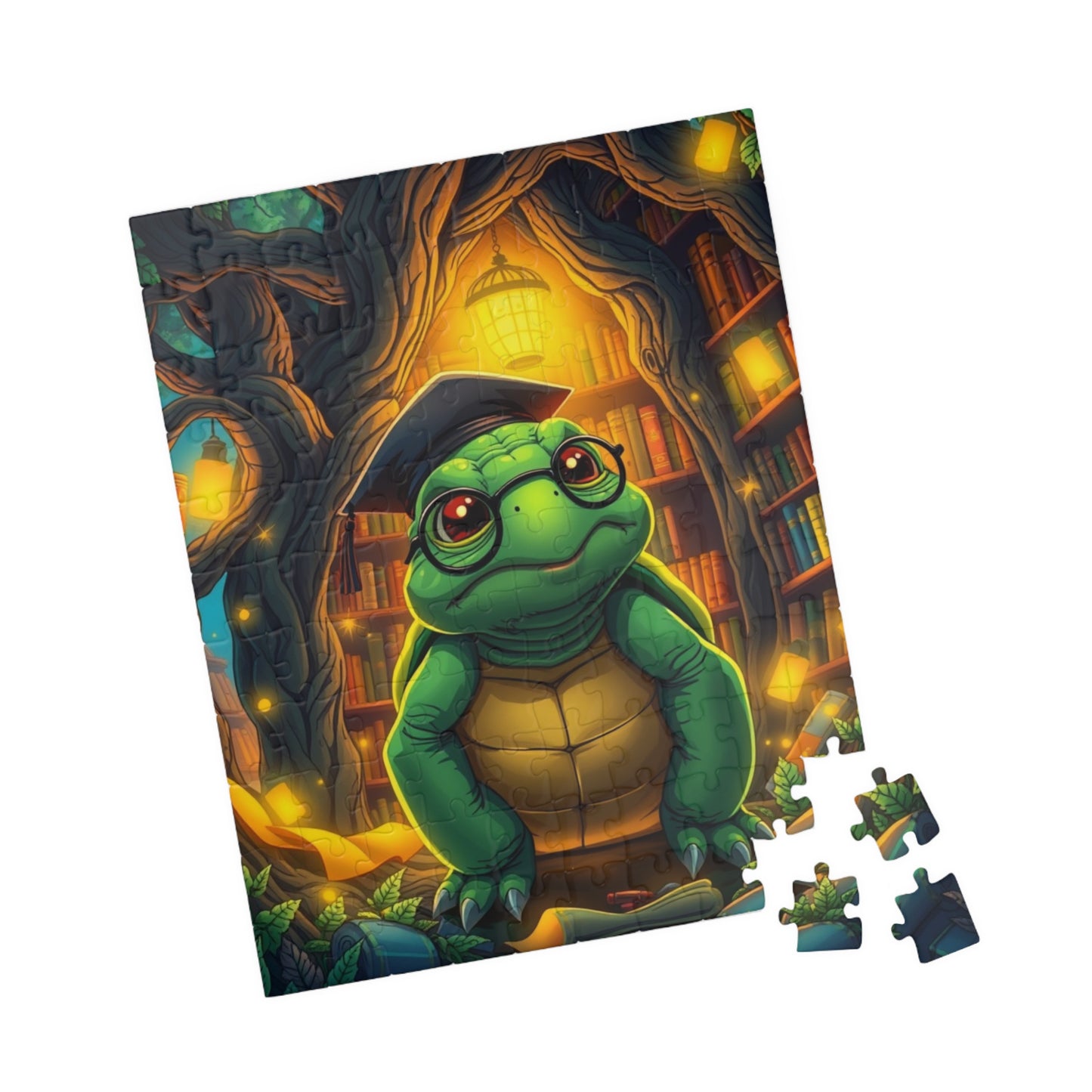 Whimsical Turtle Jigsaw Puzzle, Fun Gift for Adults, Educational Brain Teaser, Perfect for Family Game Night, Home Entertainment Puzzle The Puzzle Chest