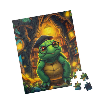 Whimsical Turtle Jigsaw Puzzle, Fun Gift for Adults, Educational Brain Teaser, Perfect for Family Game Night, Home Entertainment Puzzle The Puzzle Chest