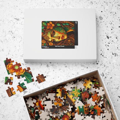 Mosaic Portrait Bohemian Woman Puzzle - Mystical Intricate Art Mindful Jigsaw Game for Adults, Gift for Her, Creative Entertainment, Hobby Puzzle The Puzzle Chest