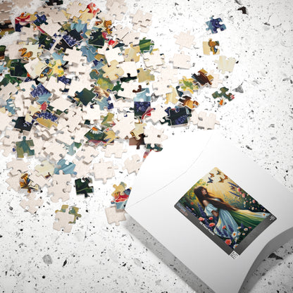 Floral Maiden Jigsaw Puzzle, 110-1014 Piece Nature Theme, Puzzle Lover Gift for Friend, Best Home Entertainment for Family Fun, Brain Teaser