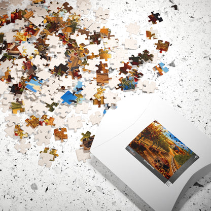 Apple Orchard Jigsaw Puzzle, Autumn Landscape Scene, Gift for Puzzle Lovers, Family Fun, Cozy Night In, Fall Decor, Thanksgiving Puzzle The Puzzle Chest