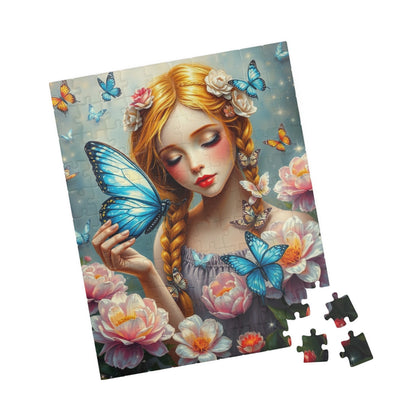 Butterfly Dream Puzzle, Enchanting Art Jigsaw Game, Nature Animal-themed Gift, Floral Puzzle for Adult, Family Activity or Solo Fun Puzzle The Puzzle Chest