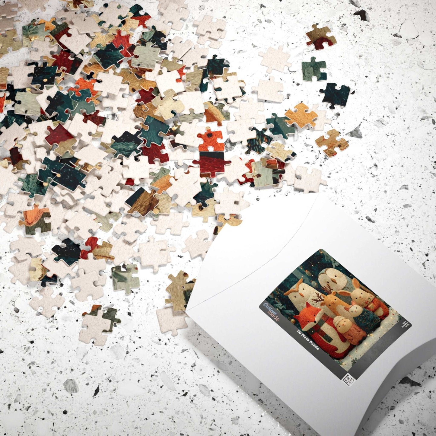 Cozy Animal Friends Jigsaw Puzzle for Family Fun, Holiday Gift, Winter Decor, Home Entertainment, Brain Teaser Puzzle The Puzzle Chest