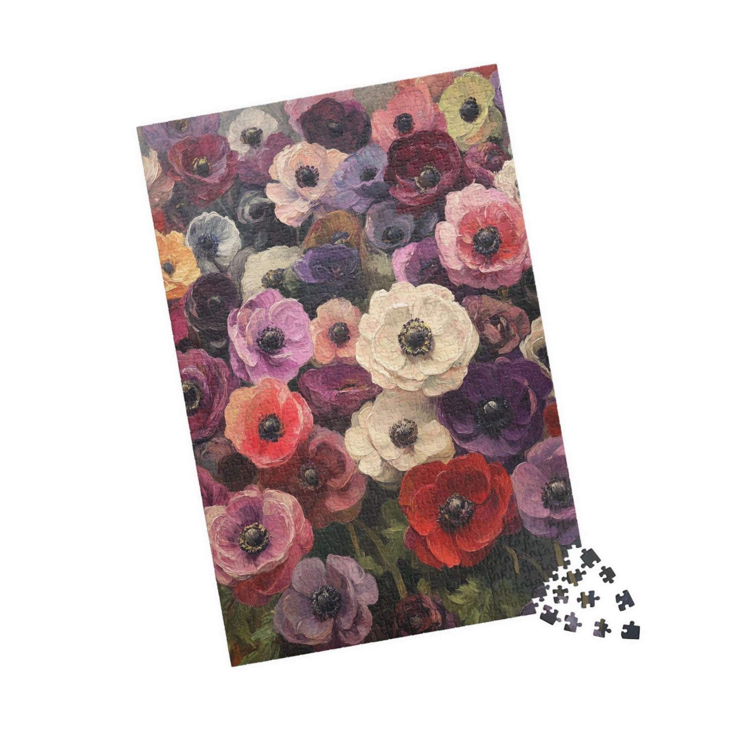 Vintage Anemone Floral Puzzle 110-1014 Piece | Botanical Jigsaw Puzzle