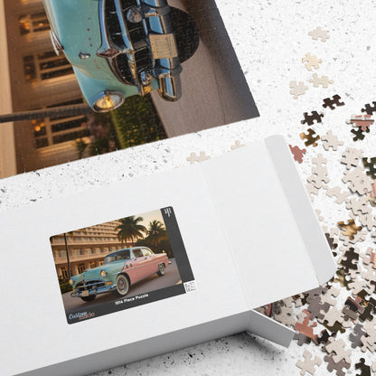 Vintage Car Puzzle - Classic 1956 Packard Caribbean, Nostalgic Jigsaw Game Puzzle The Puzzle Chest