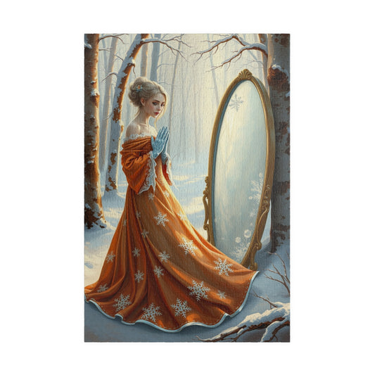Elegant Frost Spirit Puzzle | Winter Wonderland Jigsaw Game | 110, 252, 520, 1014-piece | Holiday Decor, Family Fun Gift Idea, Cozy Nights