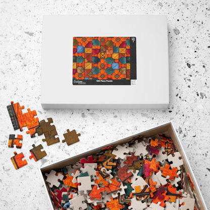 Colorful Geometric Puzzle - Modern Art Jigsaw Game Puzzle The Puzzle Chest