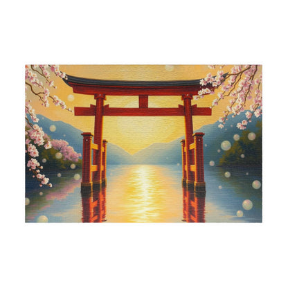 Japanese Torii Gate Jigsaw Puzzle, Mindfulness Activity for Adult, Gift Ideas for Friends, Family Bonding Home Entertainment, Relaxing Hobby