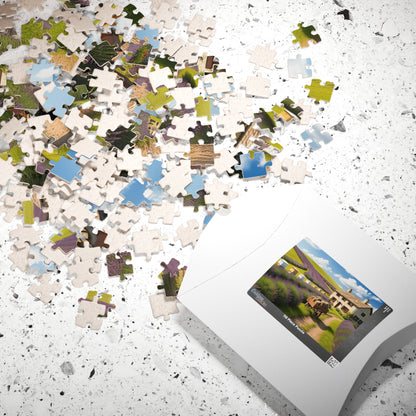 Lavender Farm Landscape Puzzle, Serenity in Each Piece, Perfect for Family Game Night or Solo Fun, Nature Lover Gift, Relaxing Activity Puzzle The Puzzle Chest
