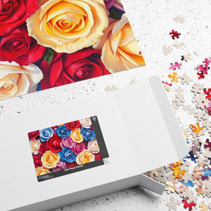 Beautiful Floral Rose Puzzle 1000 Piece Jigsaw Puzzle for Adults Perfect Gift for Family Bonding, Game Night, Flower Lovers, Mental Exercise Puzzle The Puzzle Chest