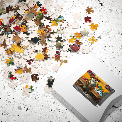 Whimsical Animal Jigsaw Puzzle, Otter Farm Scene, Fun Family Game Night, Perfect Gift for Adult and Animal Lover Puzzle The Puzzle Chest