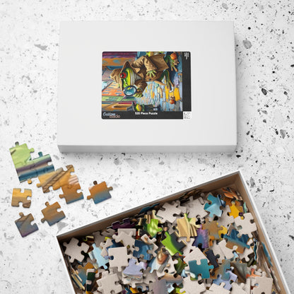 Detective Frog Jigsaw Puzzle - Whimsical Animal Jigsaw for Puzzle Lovers, Family Fun, Game Night, Creative Gift for Adults, Brain Teaser Puzzle The Puzzle Chest