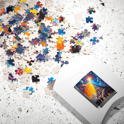 Tower of Babel Jigsaw Puzzle, Christian Bible Art, Educational Game, Family Bonding Entertainment, Religious Gift for Friends, Cognitive Fun Puzzle The Puzzle Chest