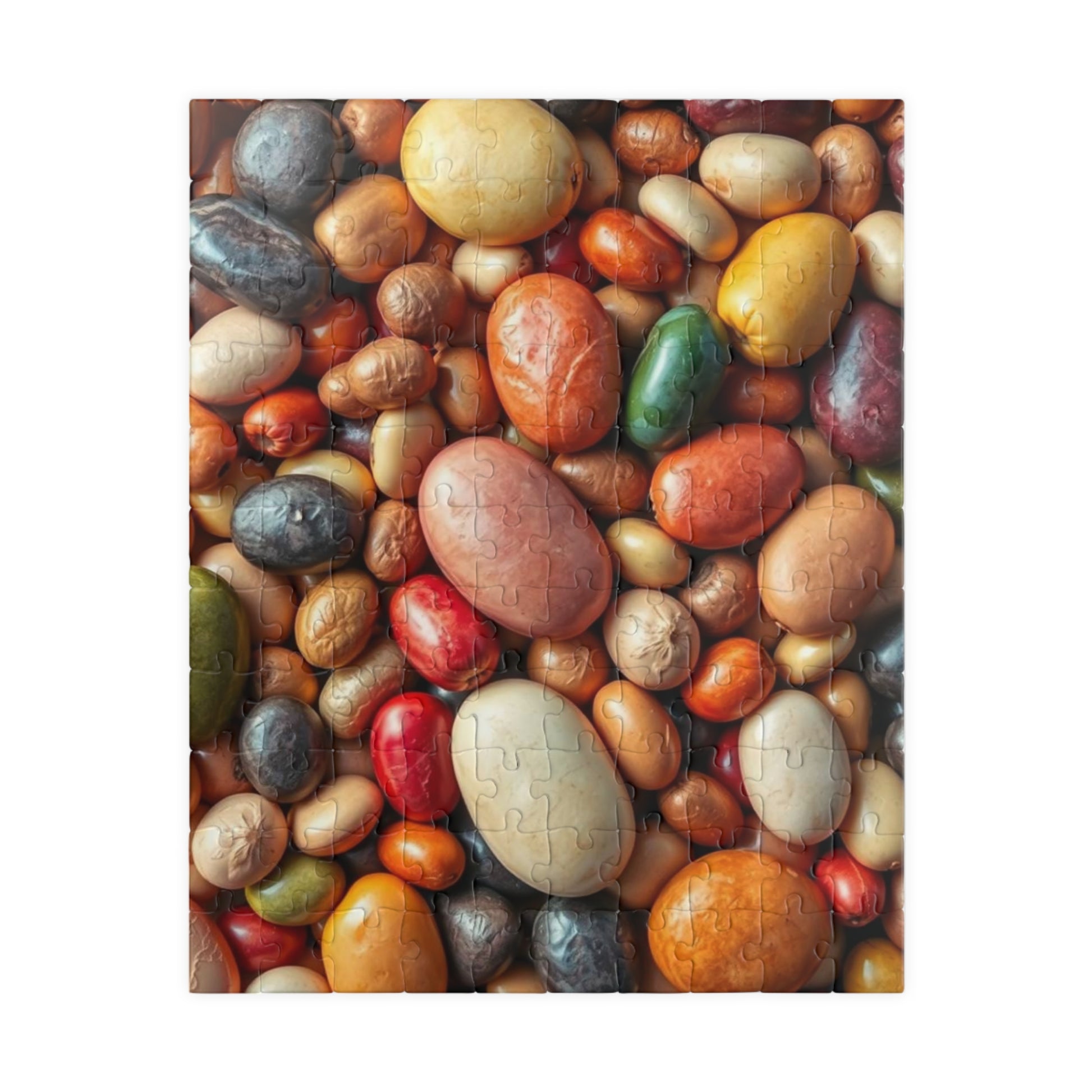 Chaotic Bean Puzzle - Jigsaw Collage, Fun Family Activity, Gift for Art Lovers, Classroom Game, Holiday Entertainment, Creative Hobby 110 pcs (Vertical) Puzzle The Puzzle Chest