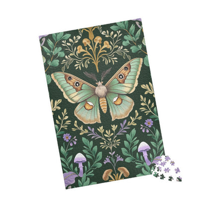 Vintage Butterfly Jigsaw Puzzle, 110-1014 Piece Blossoms and Vines Floral Artwork Jigsaw, Fun Family Activity, Unique Hobby Gift, Relaxing