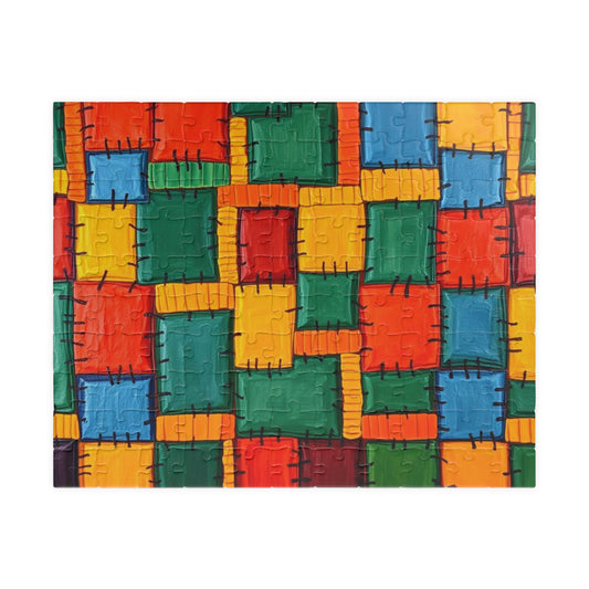 Colorful Puzzle Art - Abstract Jigsaw Game, Fun for Family Nights, Gift for Adults, 110-1014 Piece Family Activity, Game Nights 110 pcs (Horizontal) Puzzle The Puzzle Chest